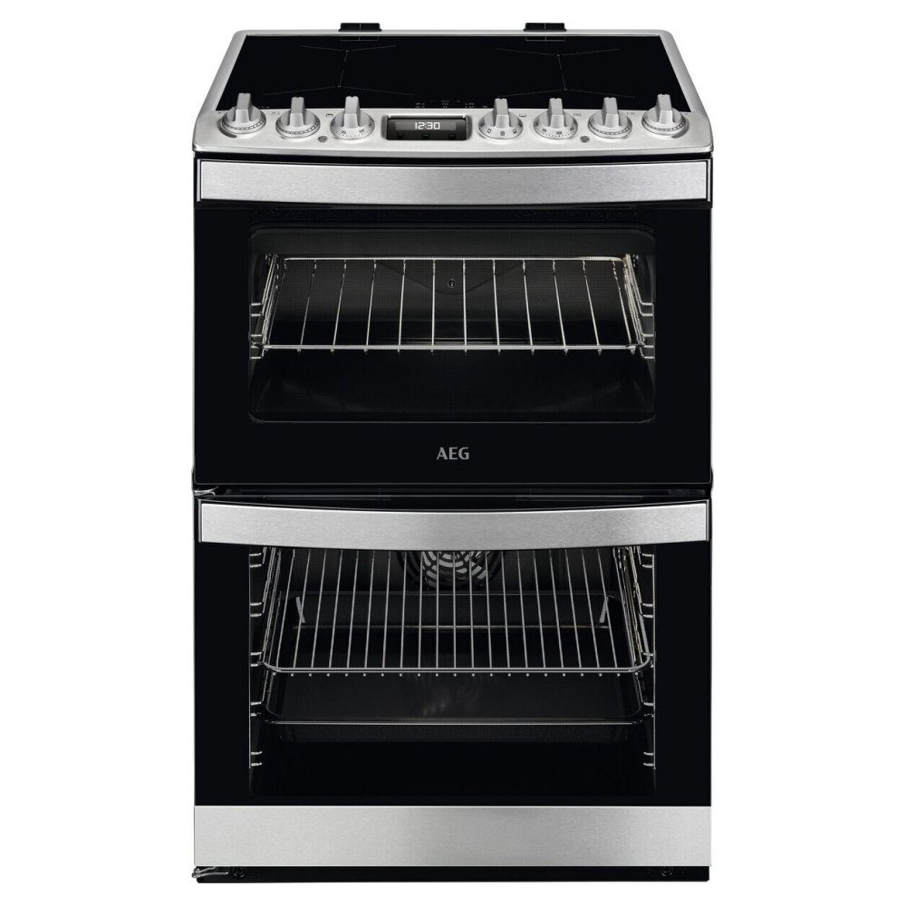 AEG  60cm Freestanding Electric Induction Cooker CIB6743ACM - Stainless Steel