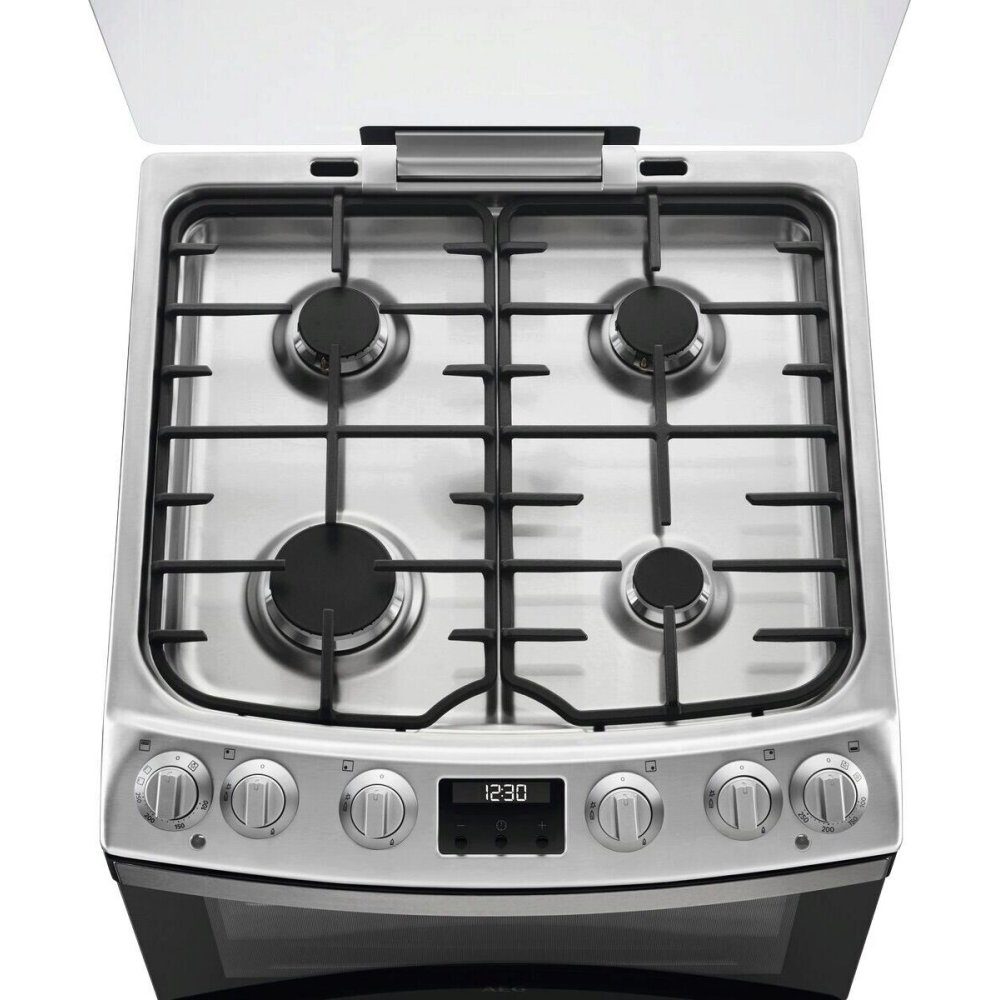 AEG 60cm Freestanding Dual Fuel Cooker CKB6541ACM - Stainless Steel AEG 60cm Freestanding Dual Fuel Cooker CKB6541ACM - Stainless Steel