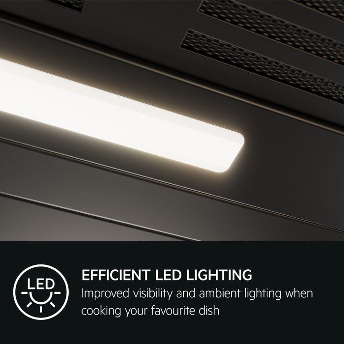 AEG 60cm Series 6000 Chimney Hood GB67D61HB - Black AEG 60cm Series 6000 Chimney Hood GB67D61HB - Black