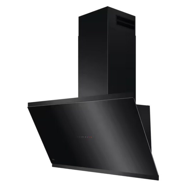 AEG  90cm Series 7000 Angled Chimney Hood GV77D91SB - Black