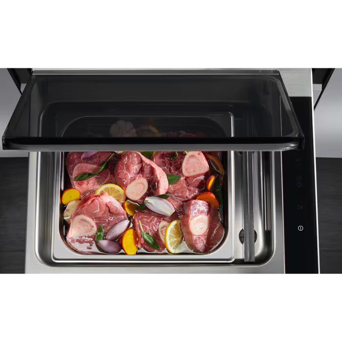 AEG 14cm Handleless Vacuum Sealer Drawer KDE911423B - Black AEG 14cm Handleless Vacuum Sealer Drawer KDE911423B - Black