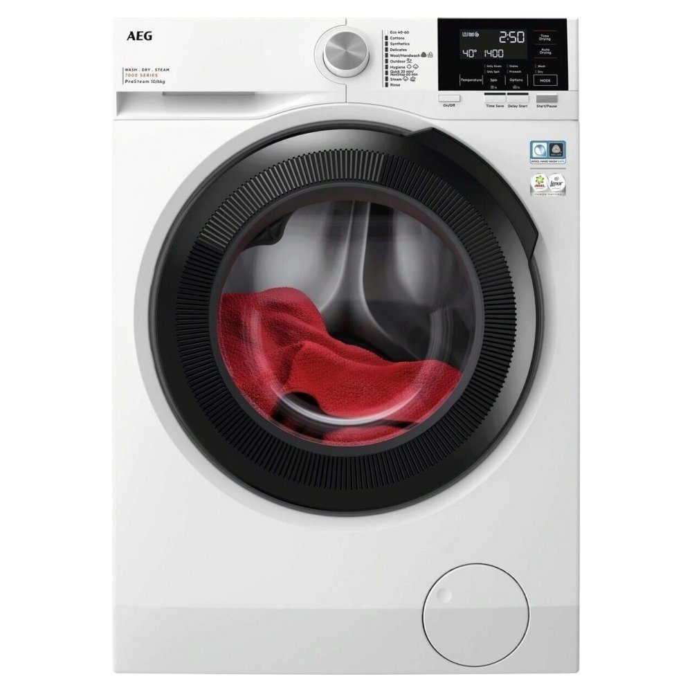AEG  10kg/6kg Washer Dryer 7000 Series LWR7116O4B - White