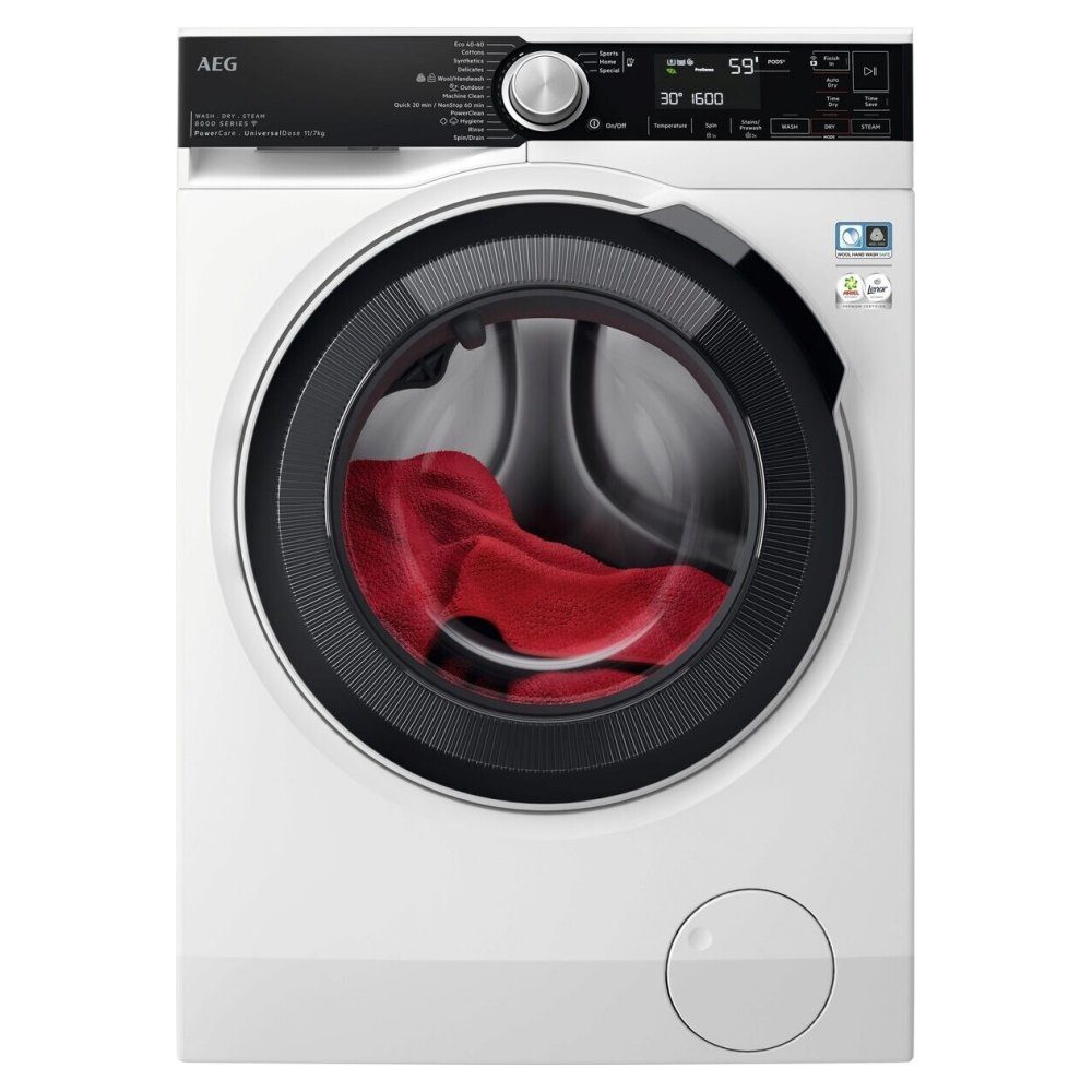 AEG  11kg/7kg Washer Dryer 8000 Series LWR8516L6UD - White