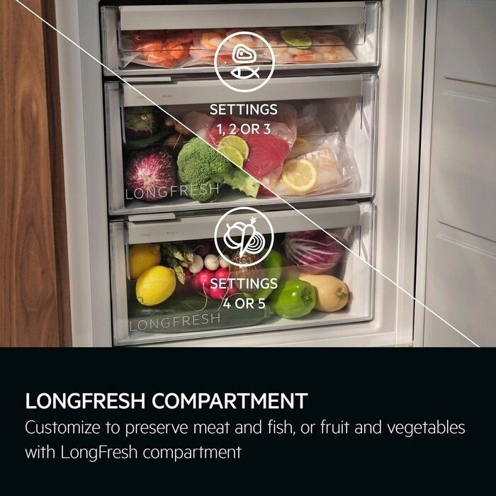 AEG 177cm Series 9000 Integrated In Column Larder Fridge NSK9Z181EC AEG 177cm Series 9000 Integrated In Column Larder Fridge NSK9Z181EC