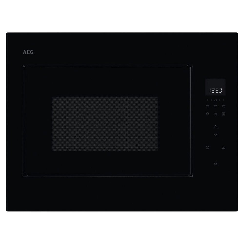 AEG  Series 6000 Built In Microwave & Grill For Tall Housing OB6GM261UB - Black