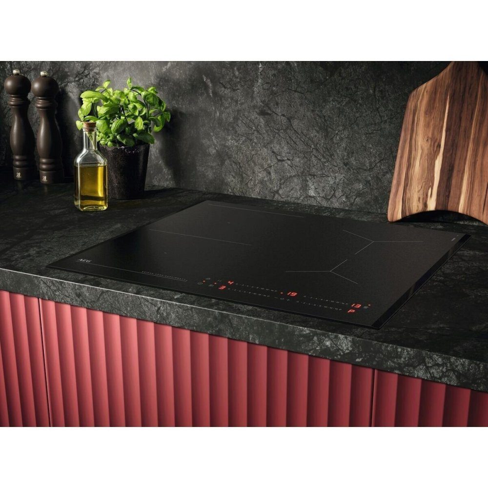 AEG 59cm Series 6000 4 Zone Sense SaphirMatt MaxiSense Induction Hob TO64IB00FZ - Matte Black AEG 59cm Series 6000 4 Zone Sense SaphirMatt MaxiSense Induction Hob TO64IB00FZ - Matte Black