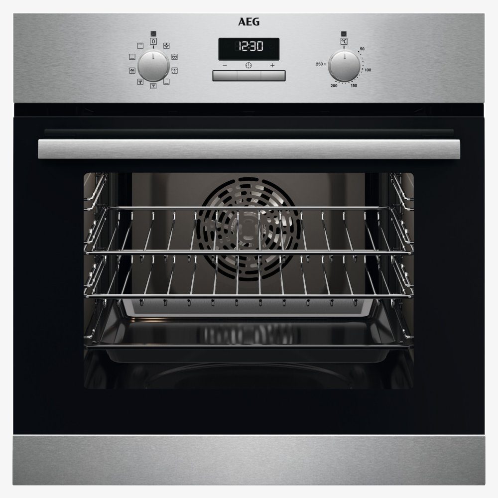 AEG  Series 6000 Multifunction Single Oven BCX23101EM - Stainless Steel