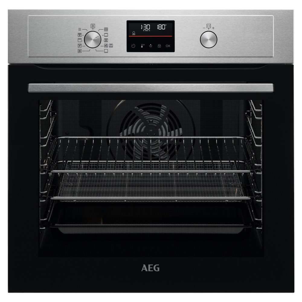 AEG  Series 6000 Multifunction Single Oven BEX535A61M - Stainless Steel