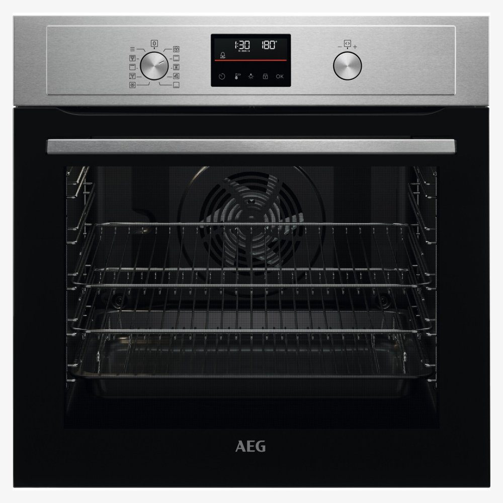 AEG  Series 6000 Pyrolytic Multifunction Single Oven BPX53506EM - Stainless Steel