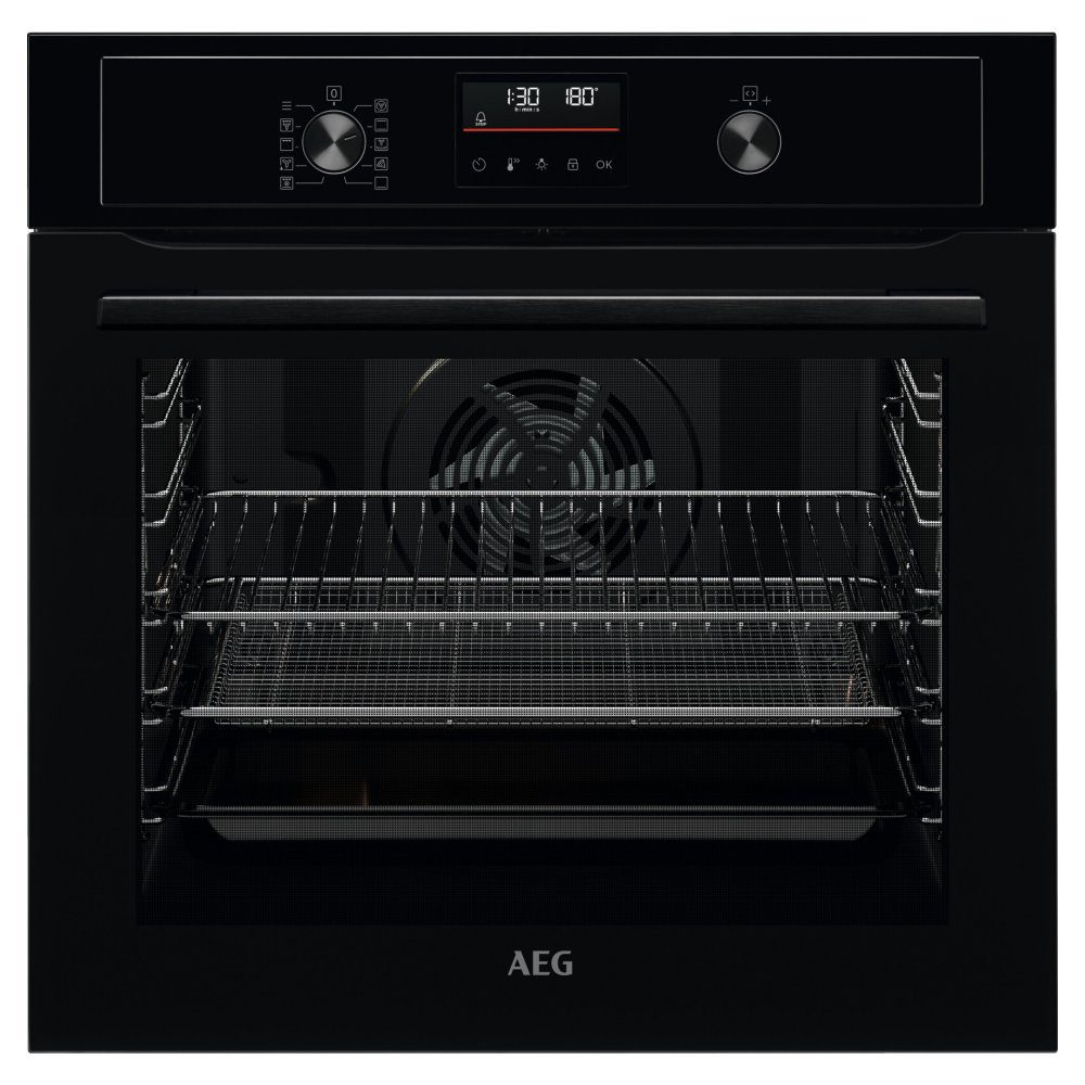AEG  Series 6000 Pyrolytic Multifunction Single Oven BPX535A61B - Black