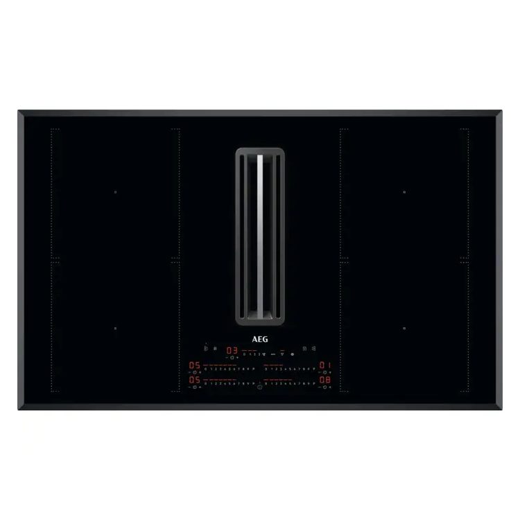 AEG  83cm Series 8000 Recirculating Air Venting Flex Induction Hob CCE84751FB - Black