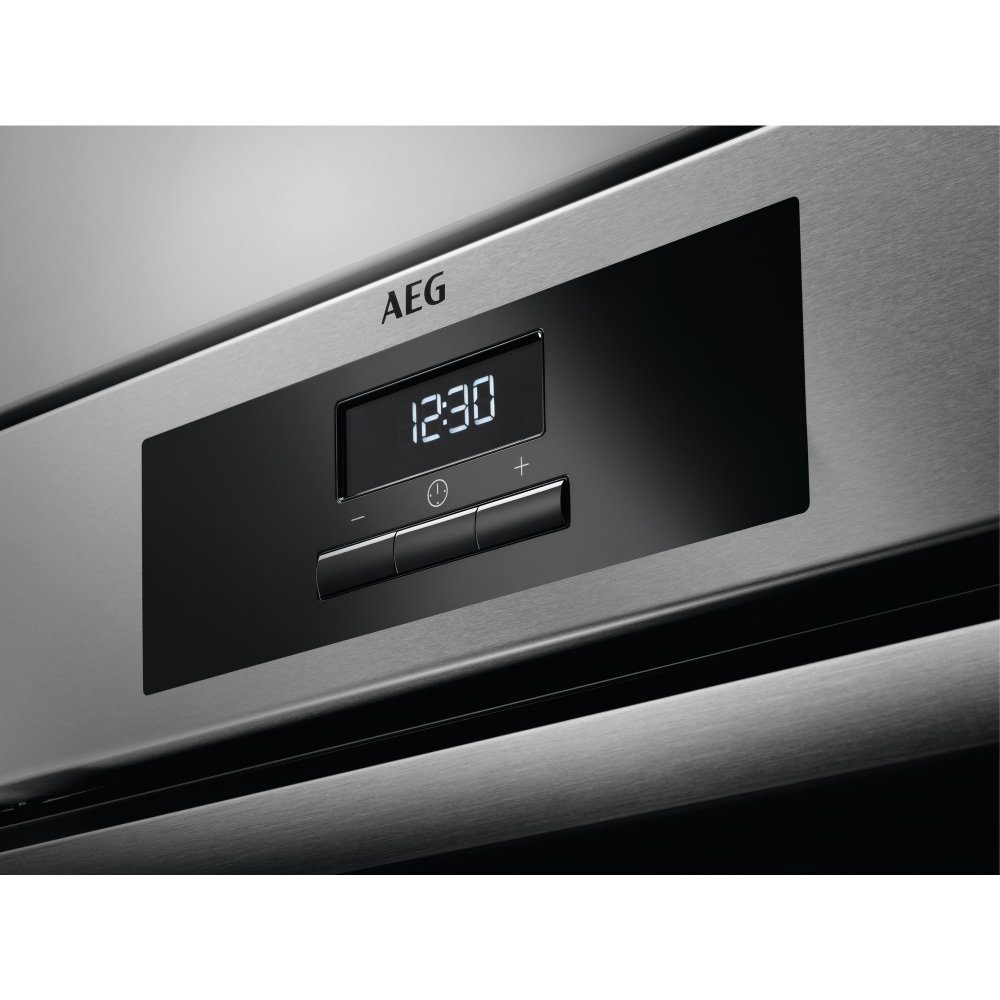 AEG Series 3000 Built In Multifunction Double Oven DEX33111EM - Stainless Steel AEG Series 3000 Built In Multifunction Double Oven DEX33111EM - Stainless Steel