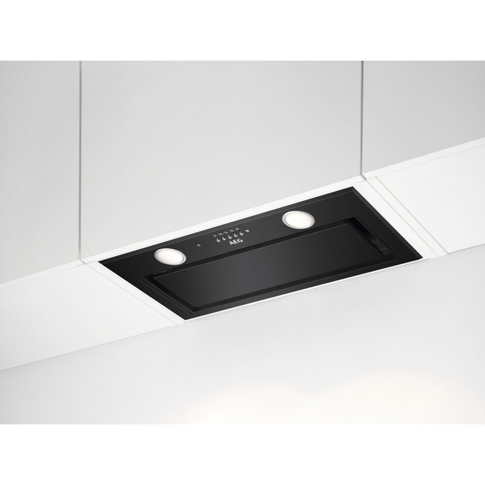 AEG  54cm Series 6000 Hob2Hood Canopy Hood DGE5661HB - Black