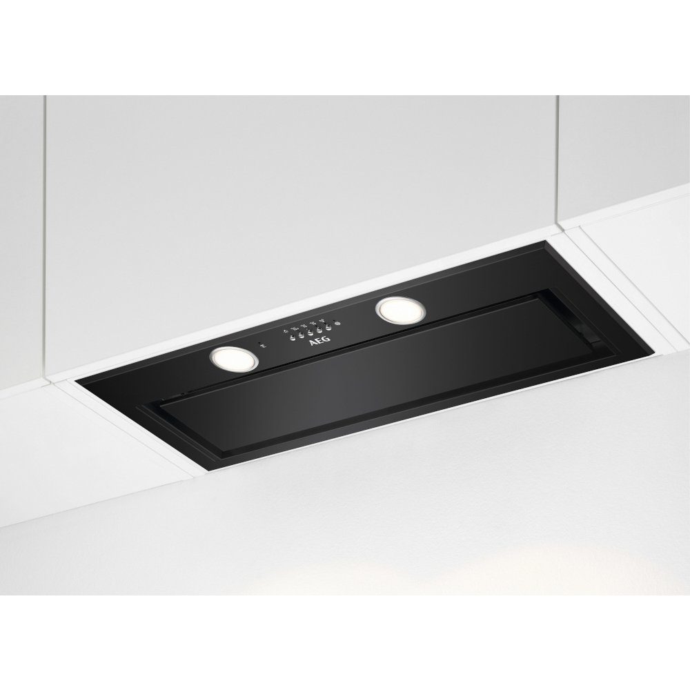 AEG  77cm Series 6000 Hob2Hood Canopy Hood DGE5861HB - Black