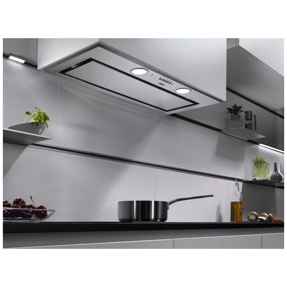 AEG 77cm Series 6000 Hob2Hood Canopy Hood DGE5861HM - Stainless Steel AEG 77cm Series 6000 Hob2Hood Canopy Hood DGE5861HM - Stainless Steel