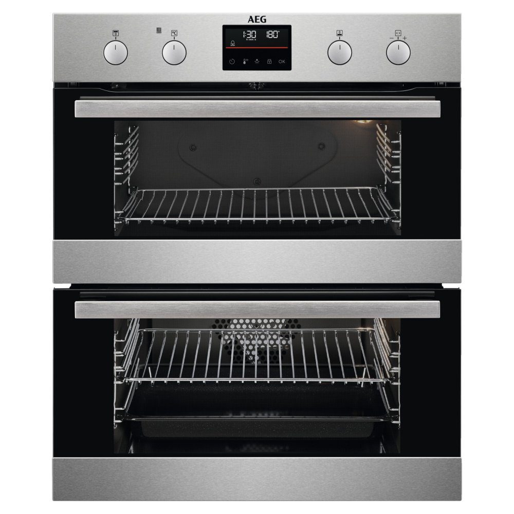 AEG  Series 6000 Built Under Double Oven DUB535060M - Stainless Steel