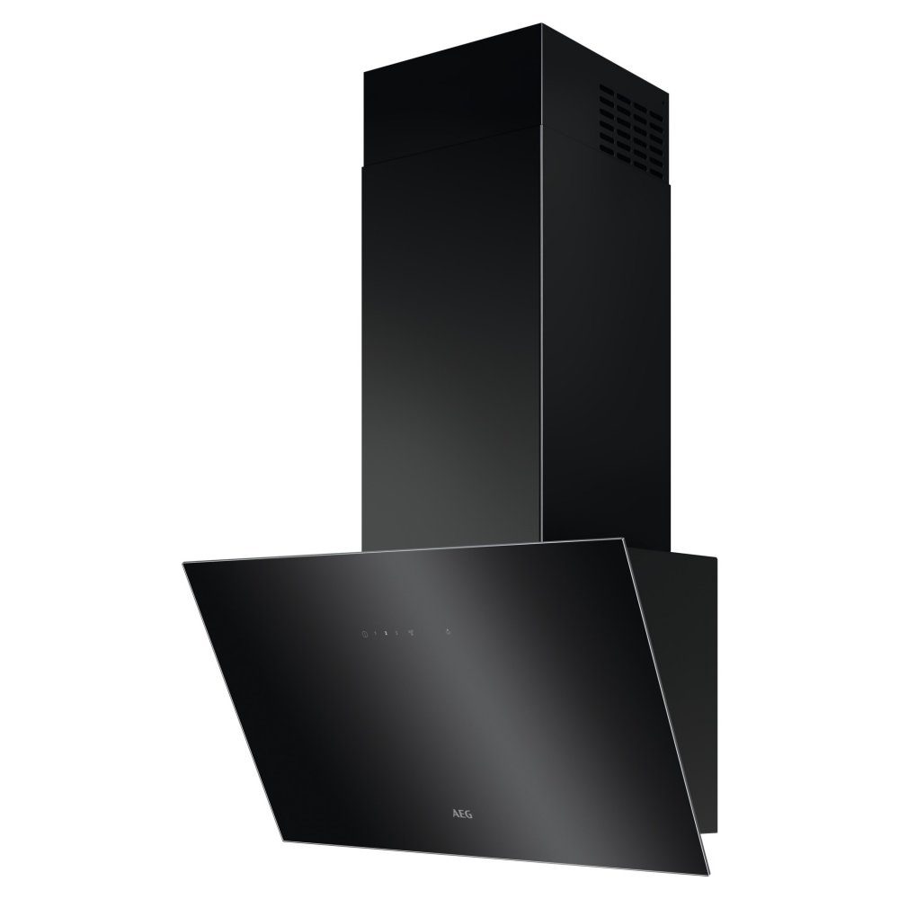 AEG  60cm Series 8000 Angled Chimney Hood DVX5661HB - Black