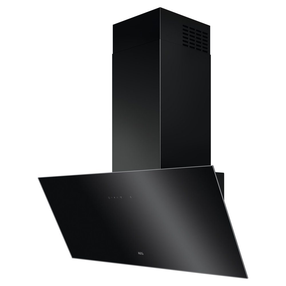 AEG  90cm Series 7000 Angled Chimney Hood DVX5961HB - Black