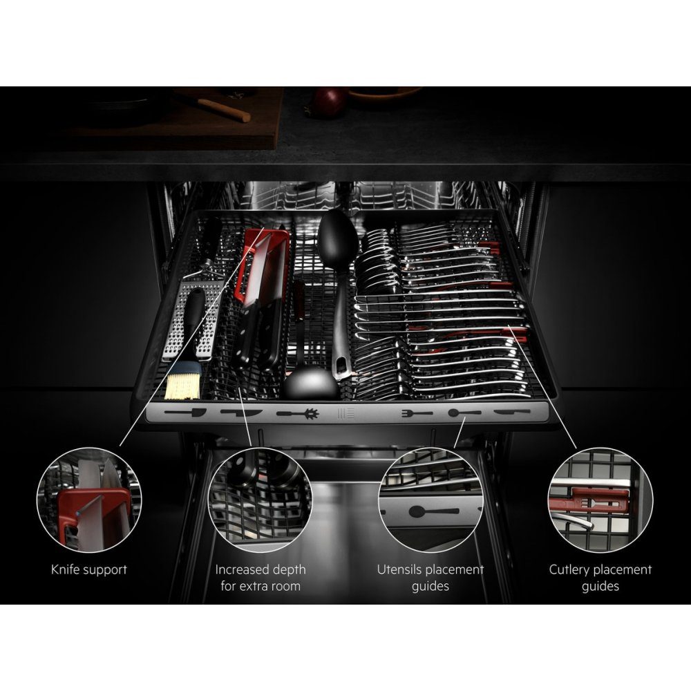 AEG 60cm Series 7000 Fully Integrated Dishwasher FSE74748P AEG 60cm Series 7000 Fully Integrated Dishwasher FSE74748P