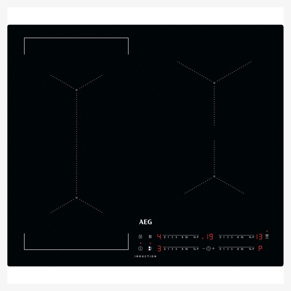 AEG  60cm Series 6000 Frameless 4 Zone Induction Hob IKX64441CB - Black