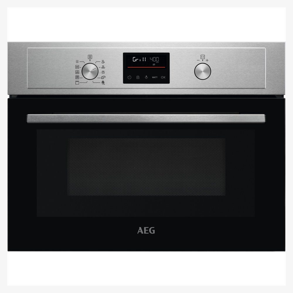 AEG  Series 3000 Built In Microwave & Grill For Tall Housing KMX525060M - Stainless Steel
