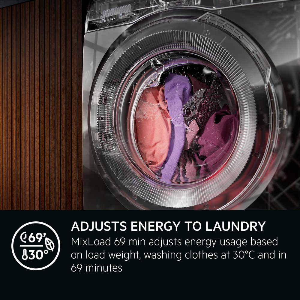 AEG 9kg Series 7000 ProSteam Washing Machine 1400rpm LFSR73944B - White AEG 9kg Series 7000 ProSteam Washing Machine 1400rpm LFSR73944B - White