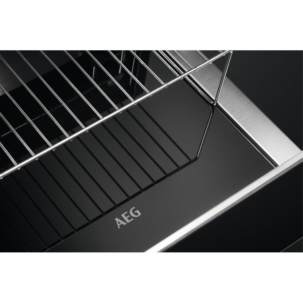 AEG 29cm Series 6000 Handleless Warming Drawer OD8K21B - Black AEG 29cm Series 6000 Handleless Warming Drawer OD8K21B - Black