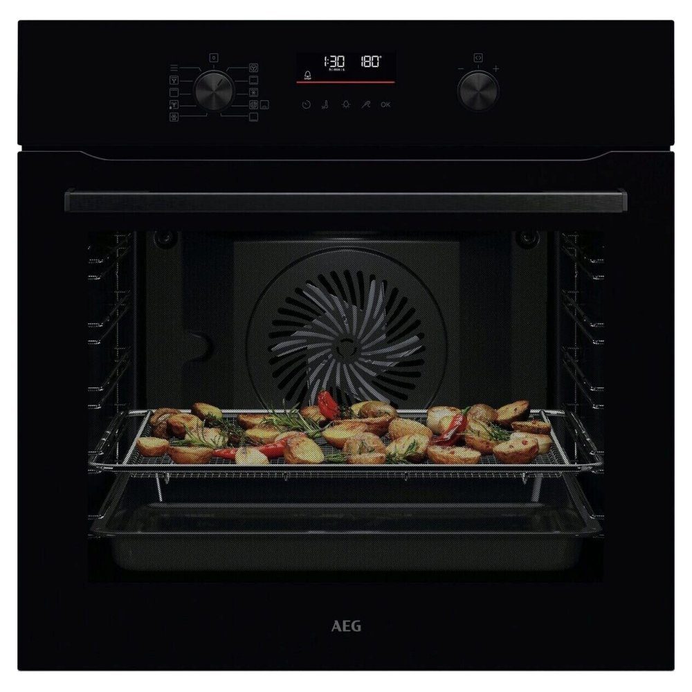 AEG  Series 6000 Pyrolytic Multifunction Single Oven OS6PB50AK - BLACK