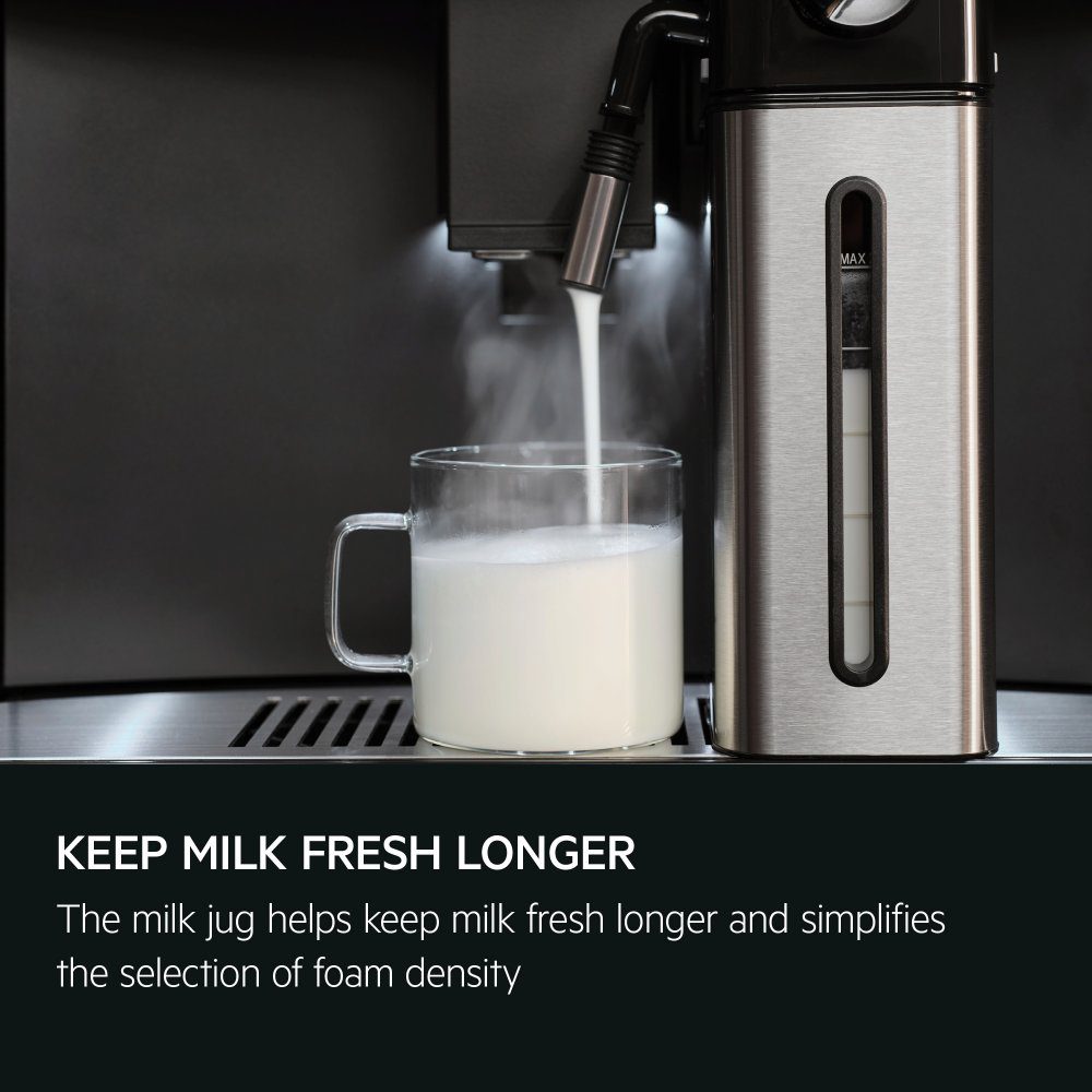 AEG 45cm Fully Automatic Series 8000 Built In Coffee Machine TC8NK7B - Black AEG 45cm Fully Automatic Series 8000 Built In Coffee Machine TC8NK7B - Black