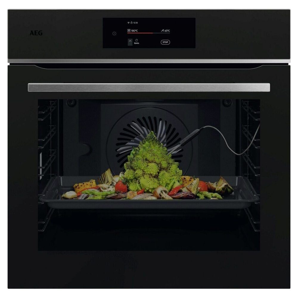 AEG  Series 7000 Pyrolytic Multifunction Single Oven TE7PB731AT - Matte Black