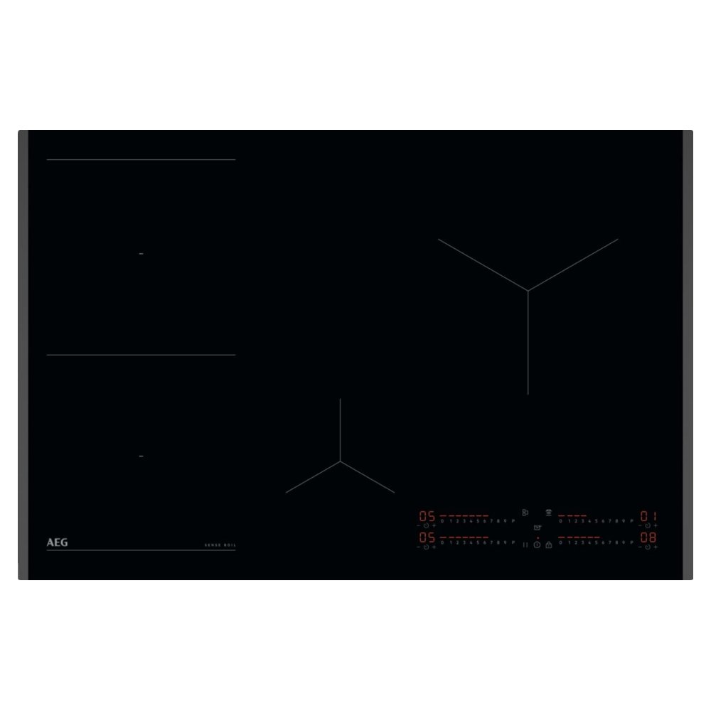 AEG  78cm Series 7000 4 Zone MaxiSense Induction Hob TI84IB10FB - Black