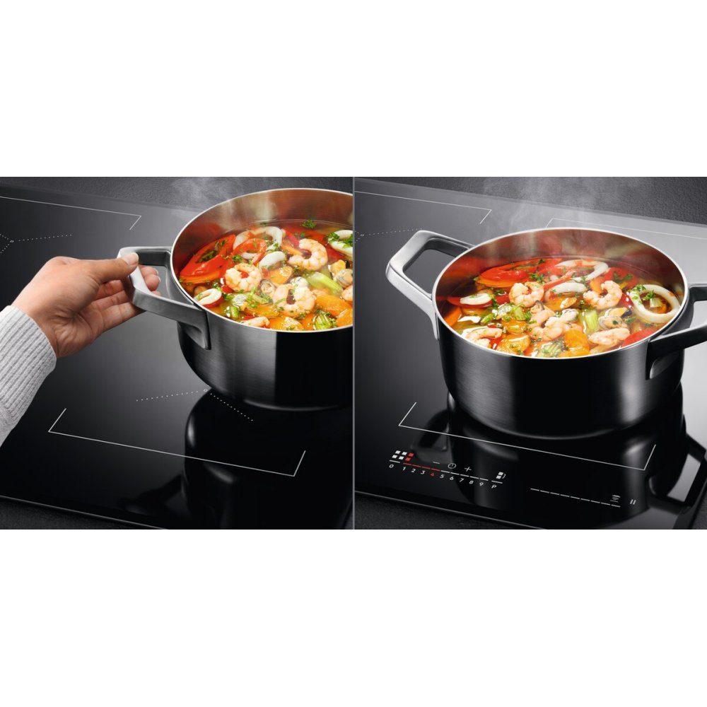 AEG 78cm Series 6000 6 Zone TotalFlex Induction Hob TR84IT00FB - Black AEG 78cm Series 6000 6 Zone TotalFlex Induction Hob TR84IT00FB - Black