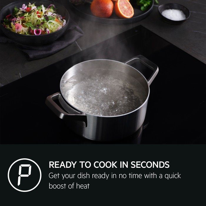 AEG 78cm Series 6000 6 Zone TotalFlex Induction Hob TR84IT00FB - Black AEG 78cm Series 6000 6 Zone TotalFlex Induction Hob TR84IT00FB - Black