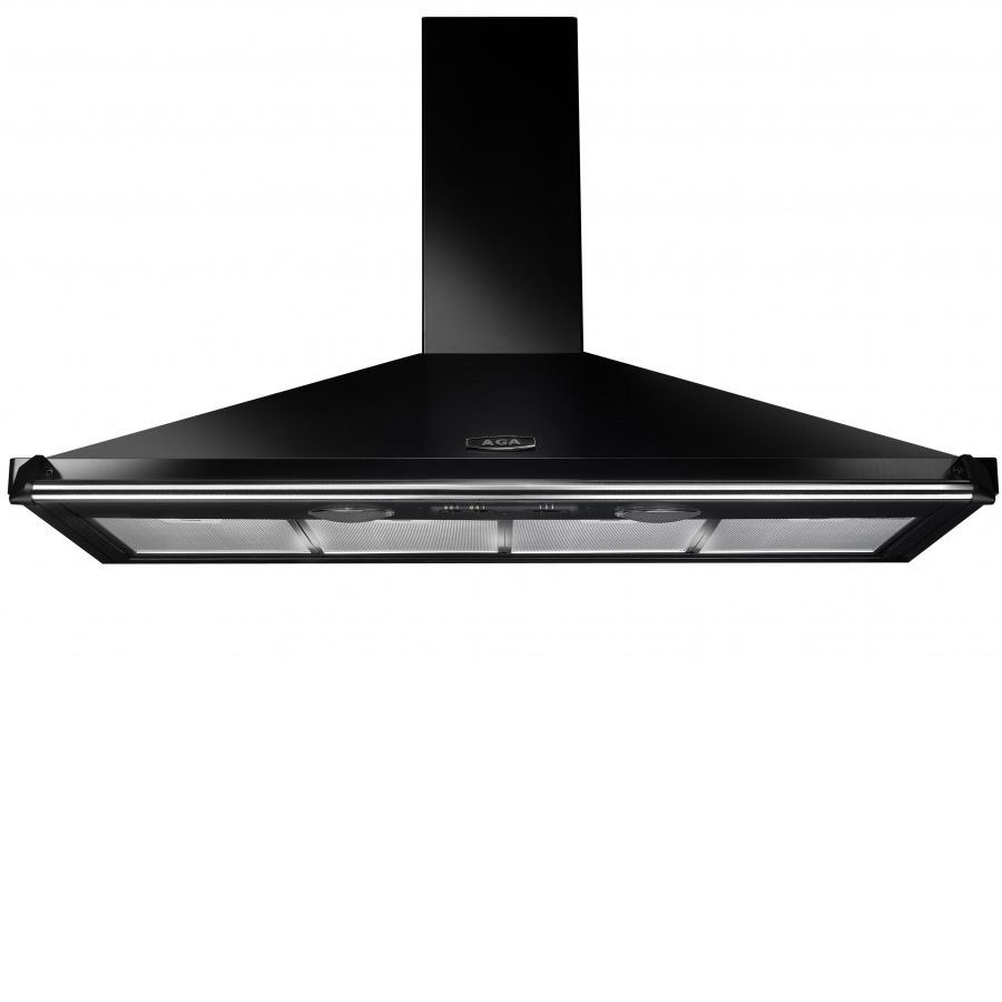 AGA Masterchef  110cm Traditional Chimney Hood ATHOOD110BLK - Black