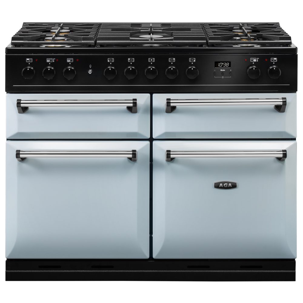 AGA Masterchef  Masterchef Deluxe 110cm Dual Fuel Range Cooker 122100 MDX110DFPAS - Pearl Ashes