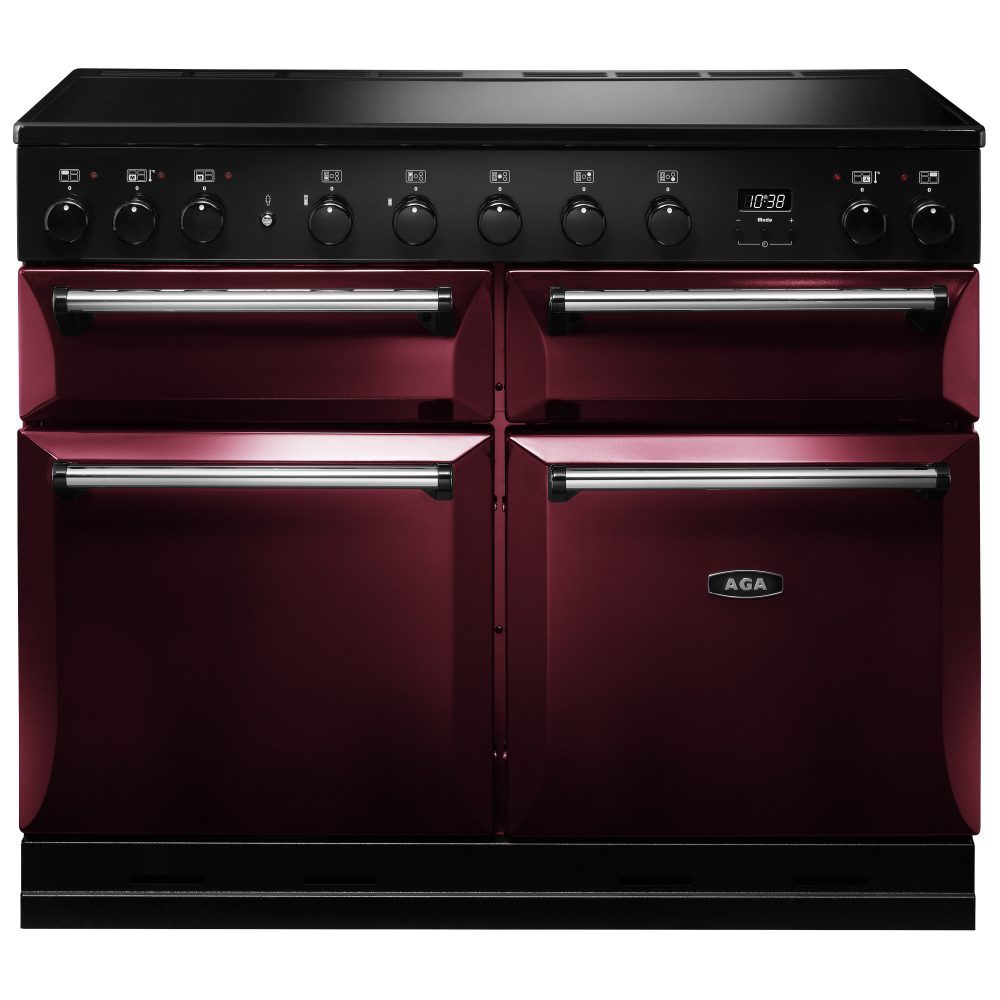 AGA Masterchef  Masterchef Deluxe 110cm Induction Range Cooker 121860 MDX110EICBY - Cranberry