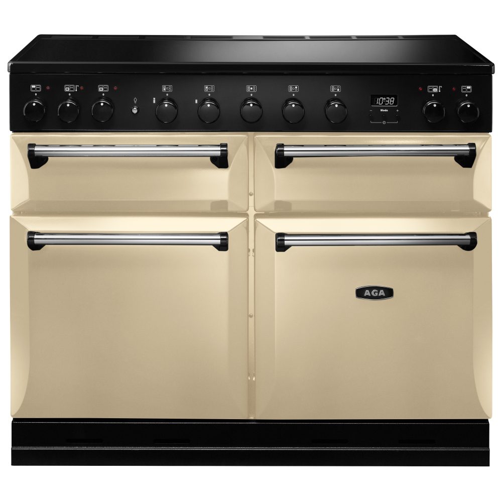AGA Masterchef  Masterchef Deluxe 110cm Induction Range Cooker 121870 MDX110EICRM - Cream