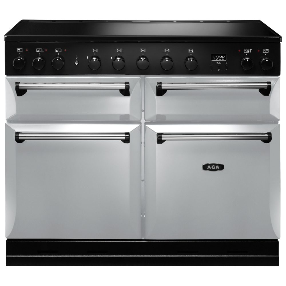 AGA Masterchef  Masterchef Deluxe 110cm Induction Range Cooker 121880 MDX110EIPAS - Pearl Ashes