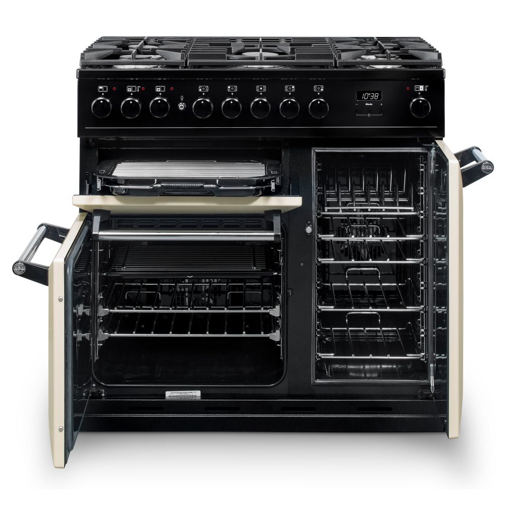 AGA Masterchef Masterchef Deluxe 90cm Dual Fuel Range Cooker 123960 MDX90DFSAL - Salcombe Blue AGA Masterchef Masterchef Deluxe 90cm Dual Fuel Range Cooker 123960 MDX90DFSAL - Salcombe Blue