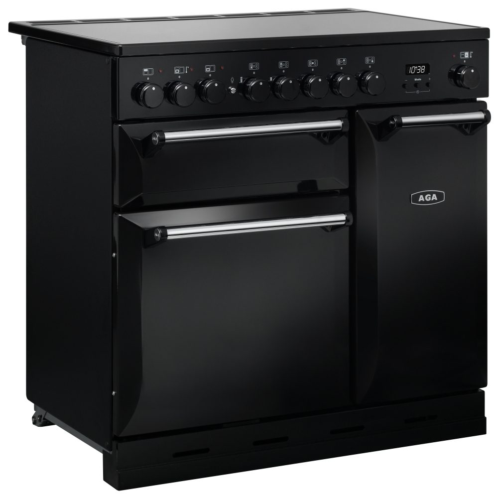 AGA Masterchef Masterchef Deluxe 90cm Induction Range Cooker 121800 MDX90EIBLK - Black AGA Masterchef Masterchef Deluxe 90cm Induction Range Cooker 121800 MDX90EIBLK - Black