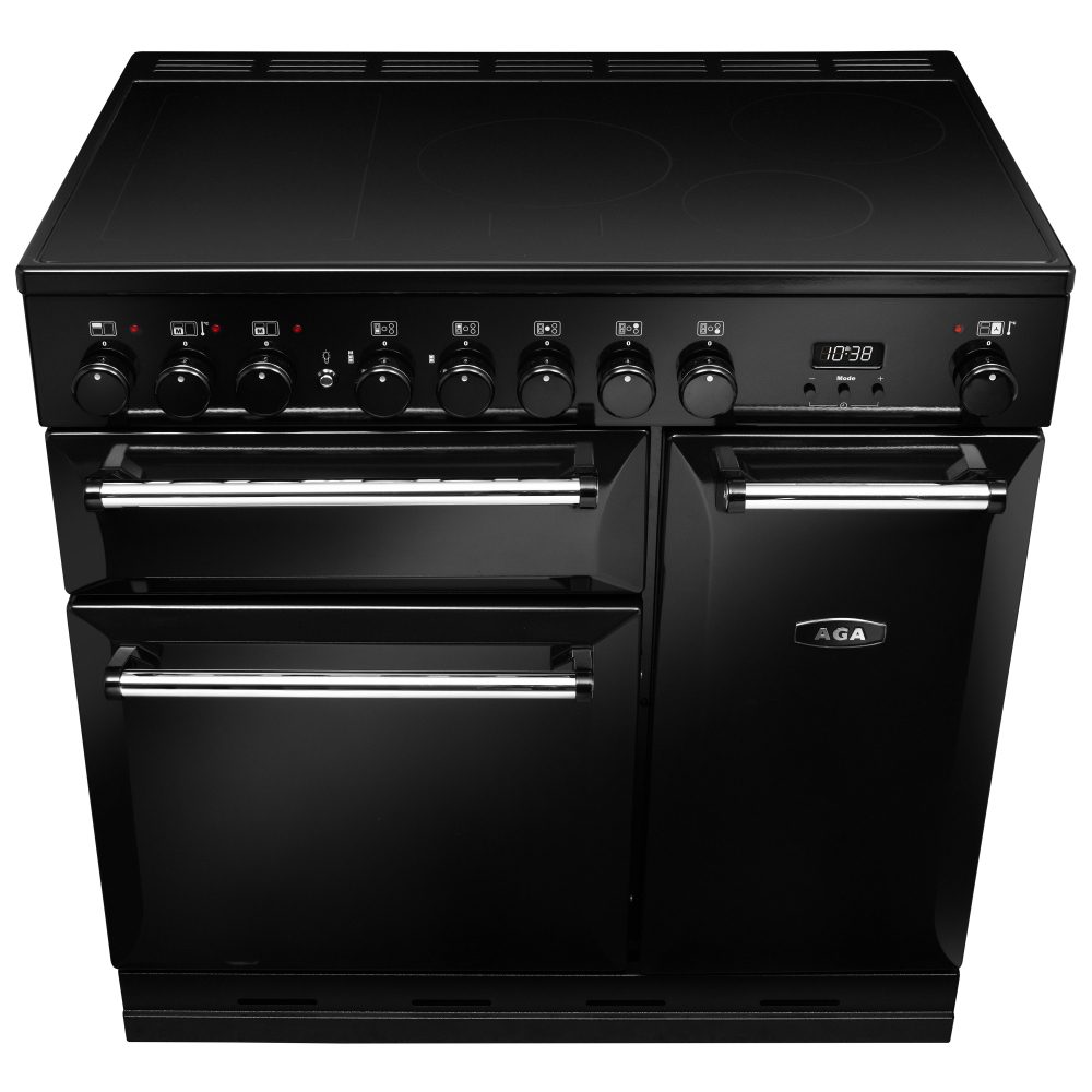 AGA Masterchef Masterchef Deluxe 90cm Induction Range Cooker 121800 MDX90EIBLK - Black AGA Masterchef Masterchef Deluxe 90cm Induction Range Cooker 121800 MDX90EIBLK - Black