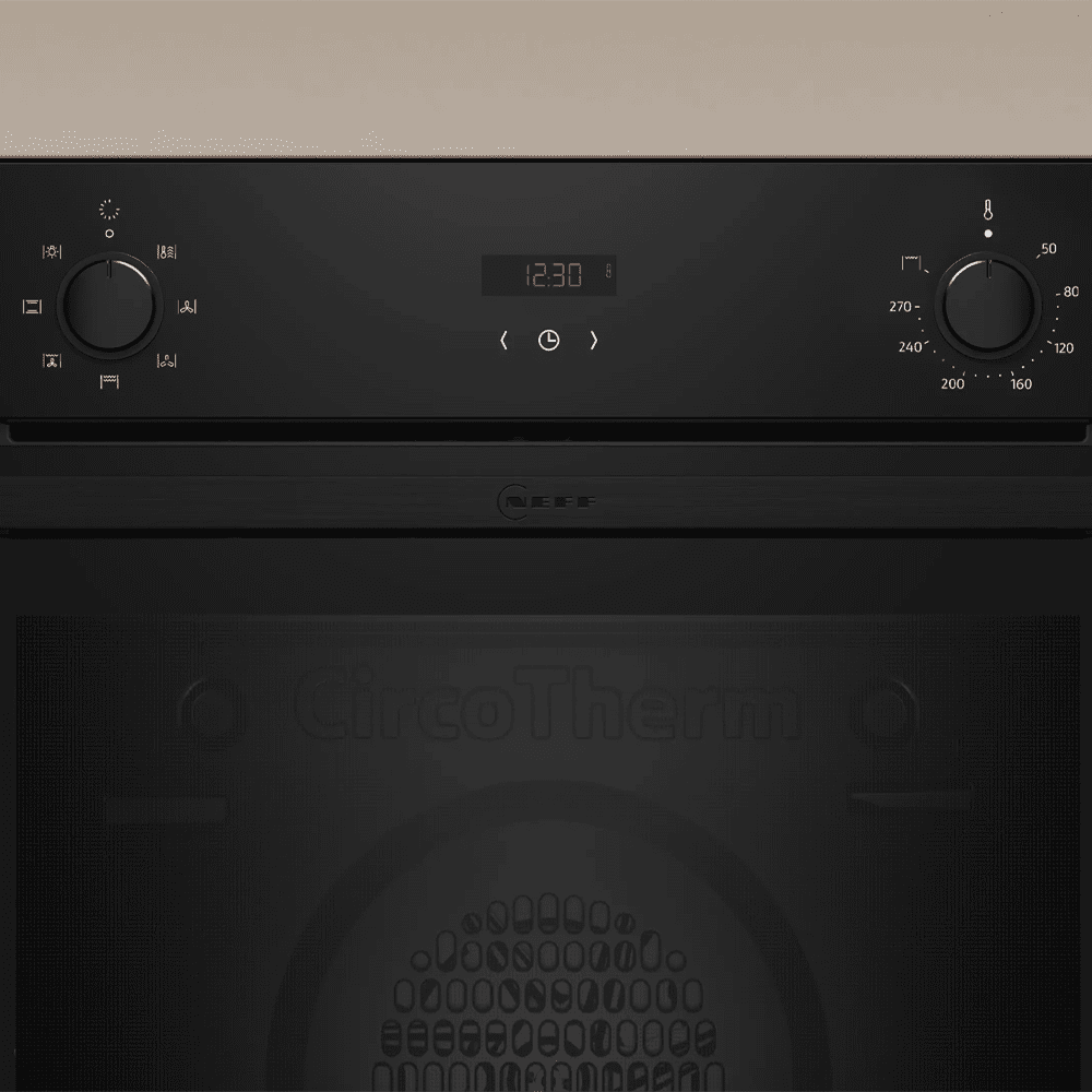 Neff N30 CircoTherm Multifunction Single Oven B1DCC0AK3B - Black Neff N30 CircoTherm Multifunction Single Oven B1DCC0AK3B - Black