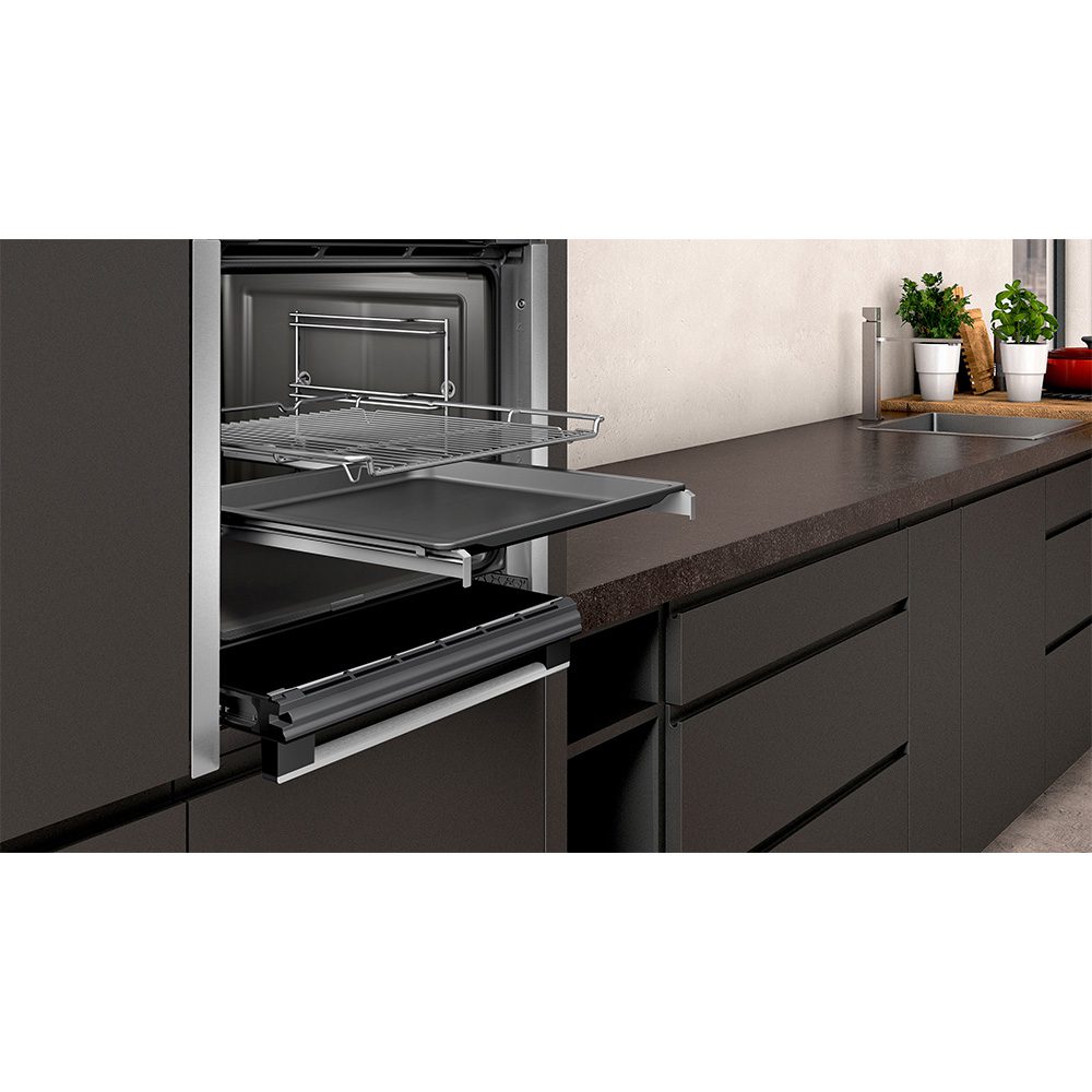 Neff N50 Slide & Hide Pyrolytic Single Oven B6ACH7HH0B - STAINLESS STEEL Neff N50 Slide & Hide Pyrolytic Single Oven B6ACH7HH0B - STAINLESS STEEL