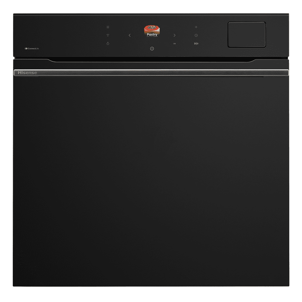 Hisense Hi8 BlackLine Pyrolytic Steam Add Pro Single Oven BAS6PH8BUKWF - Black Hisense Hi8 BlackLine Pyrolytic Steam Add Pro Single Oven BAS6PH8BUKWF - Black