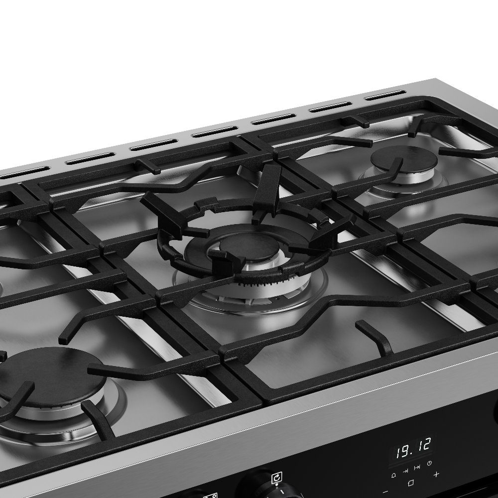 Belling Vision 90DF Single Cavity Dual Fuel Range Cooker 444412039 - BLACK Belling Vision 90DF Single Cavity Dual Fuel Range Cooker 444412039 - BLACK