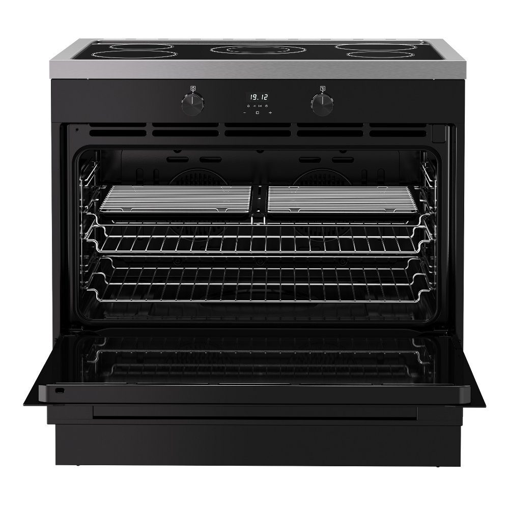 Belling Vision 90EI Single Cavity Induction Range Cooker 444412041 - BLACK Belling Vision 90EI Single Cavity Induction Range Cooker 444412041 - BLACK