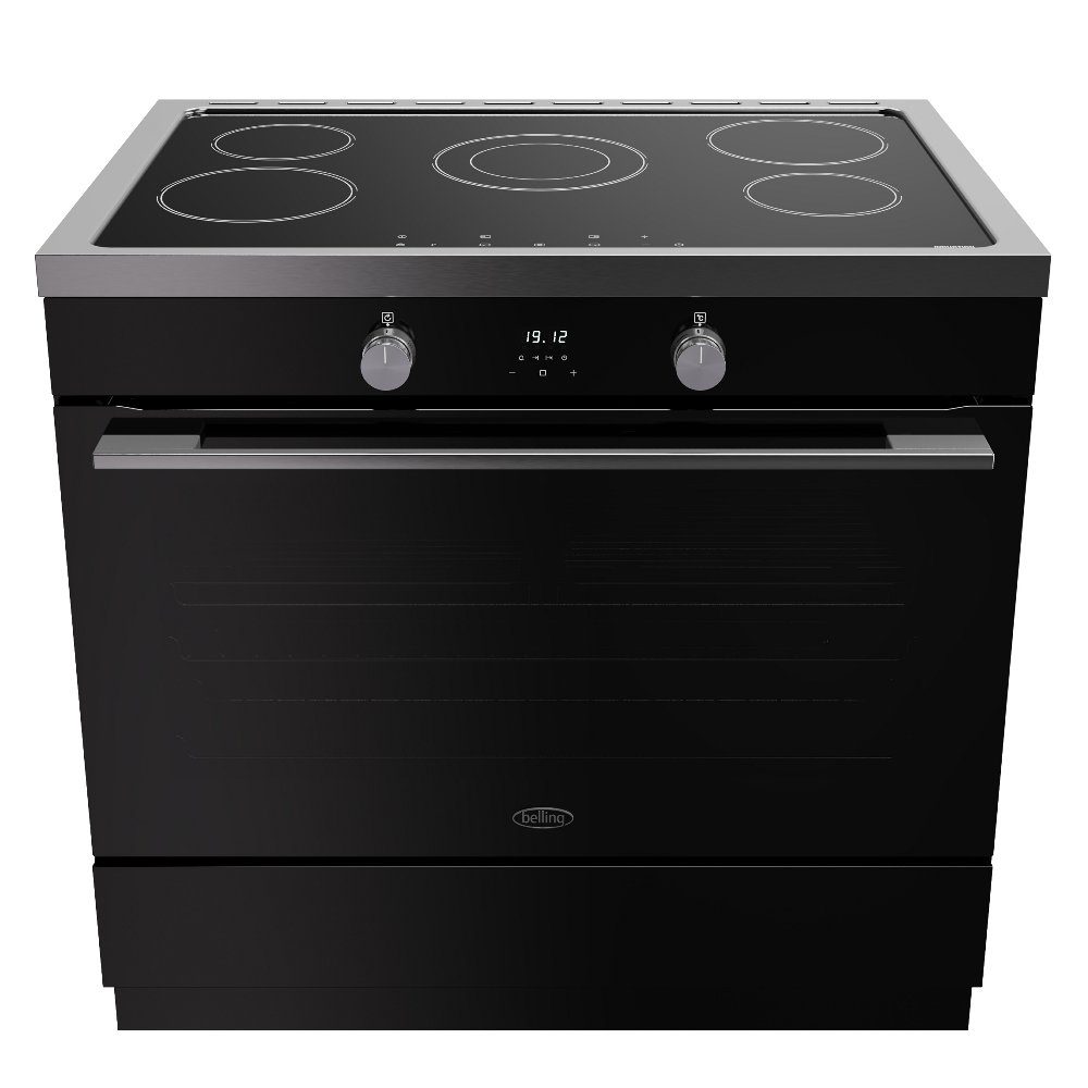 Belling Vision 90EI Single Cavity Induction Range Cooker 444412042 - BLACK Belling Vision 90EI Single Cavity Induction Range Cooker 444412042 - BLACK