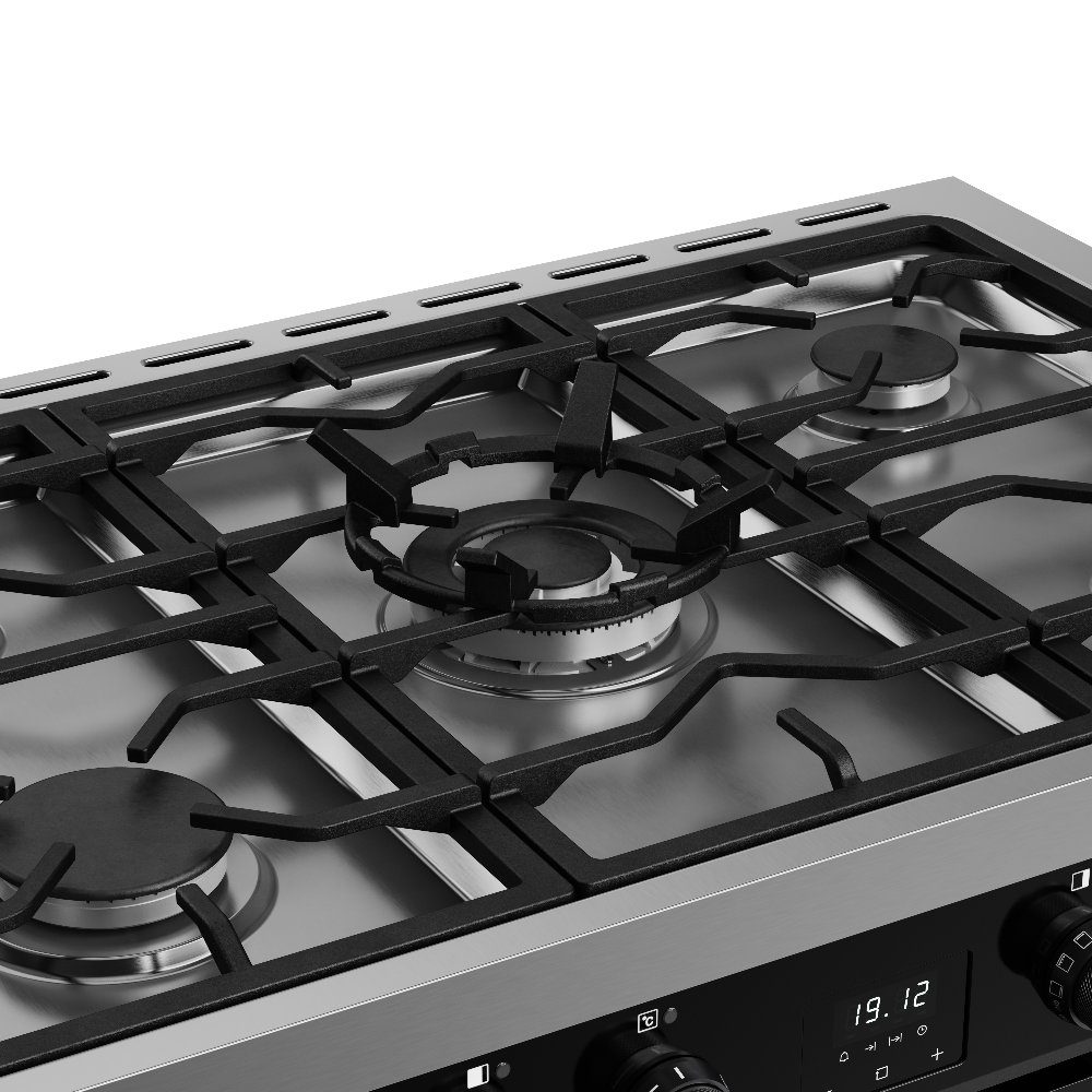 Belling Vision 90DF Twin Cavity Dual Fuel Range Cooker 444412043 - BLACK Belling Vision 90DF Twin Cavity Dual Fuel Range Cooker 444412043 - BLACK