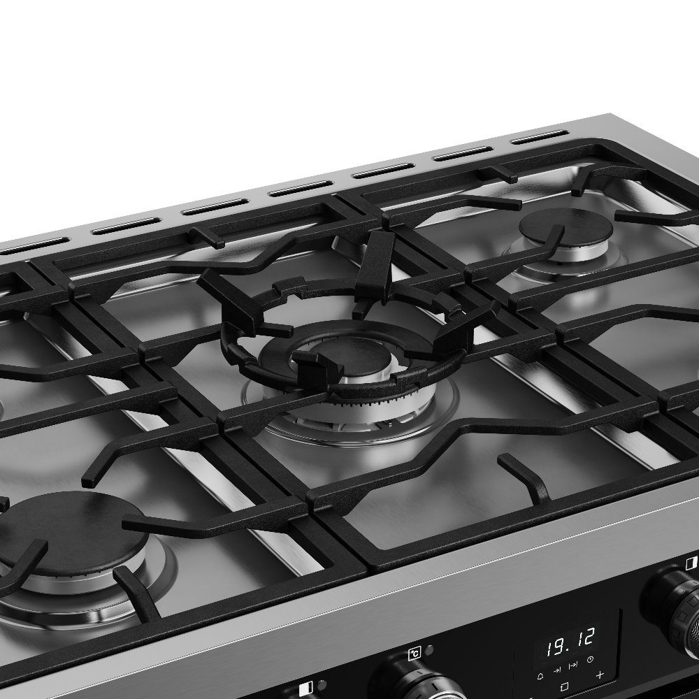 Belling Vision 90DF Twin Cavity Dual Fuel Range Cooker 444412044 - BLACK Belling Vision 90DF Twin Cavity Dual Fuel Range Cooker 444412044 - BLACK