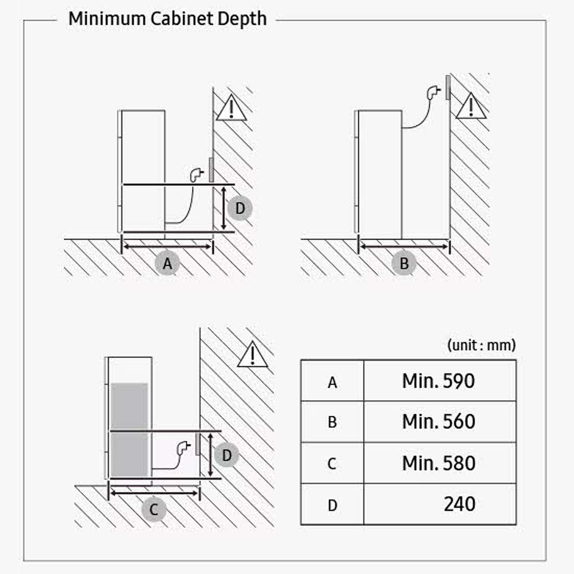 Samsung 178cm Series 6 Integrated 70/30 Frost Free Fridge Freezer BRB70F26DES0EU Samsung 178cm Series 6 Integrated 70/30 Frost Free Fridge Freezer BRB70F26DES0EU
